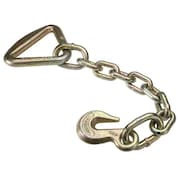 US CARGO CONTROL 3/8" x 18" Chain Extension w/ 4" D-Ring - 20, 000 lbs Break Strength CE18384DR70